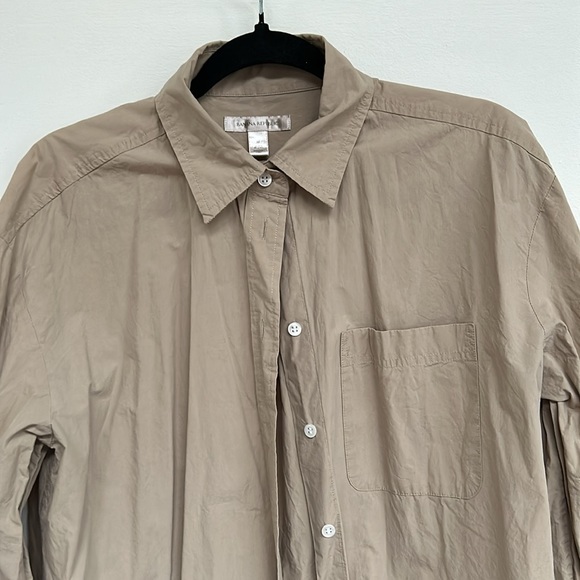 Banana Republic cotton shirt | Khaki - Picture 3 of 9